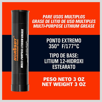 2-WAY Mini Grease Gun Manual Pistol Grip With 3OZ Cartridge