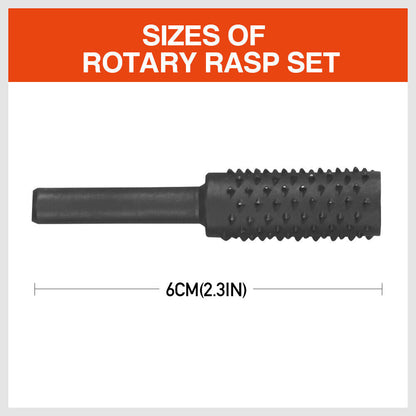 10Pack Rotary Bits Router Drill Bit Burr Wood Rasp File