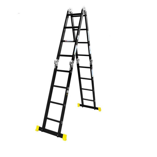 4.7M Multi Purpose Ladder Aluminium Folding Platform Extension Step Non-Slip