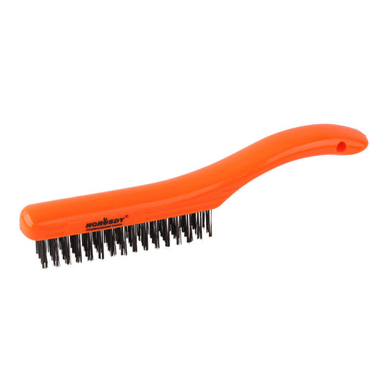 260mm Stanless Brush Anti-Slip Handle Scratch Paint Cleaning Rust Remove