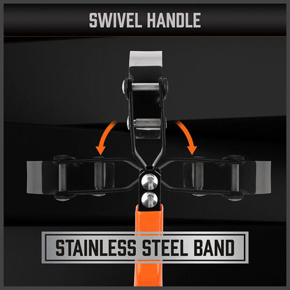 5Pack Oil Filter Wrench Swivel Grip Steel Belt Spanner Universal