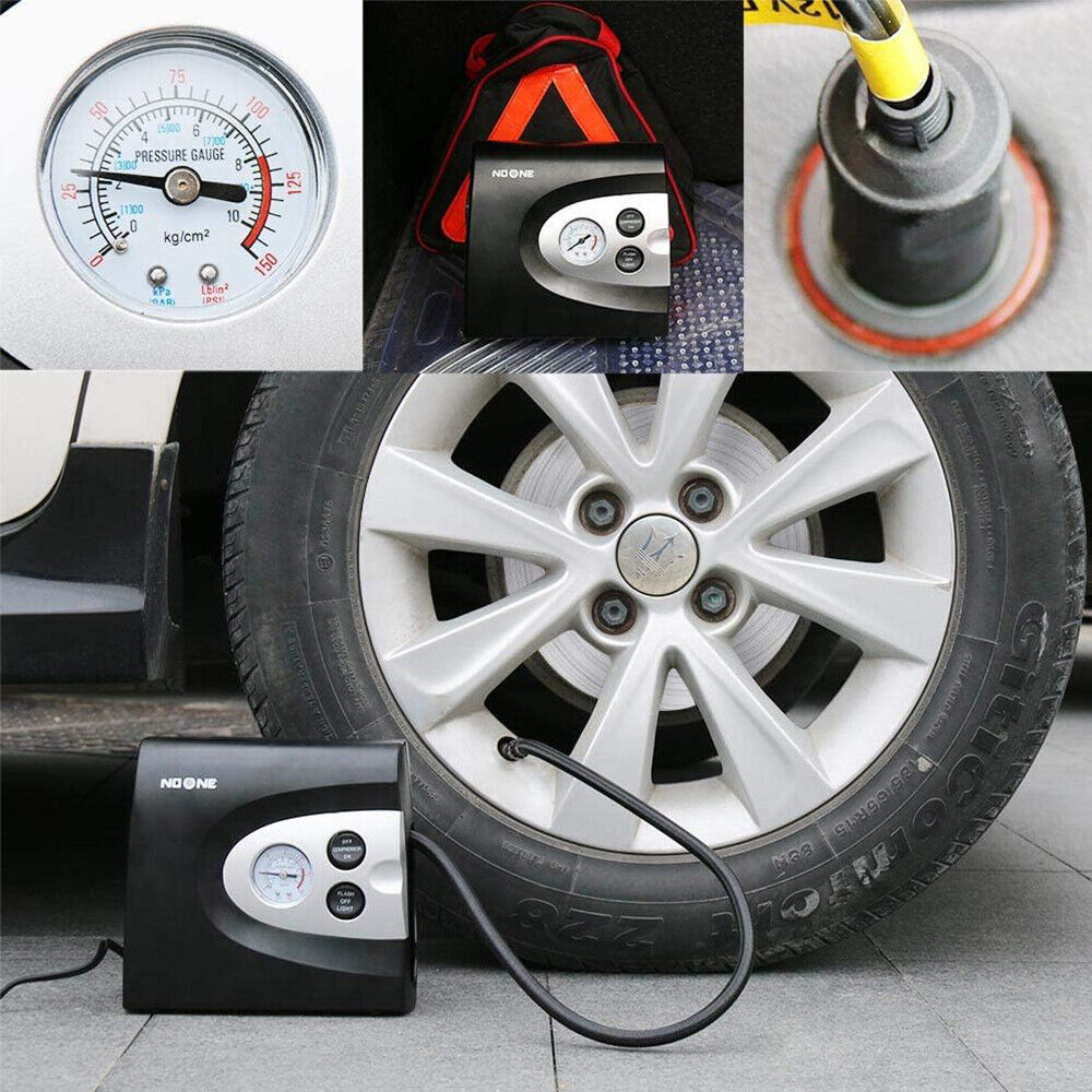 NOONE 3 IN 1 Air Compressor tyre Inflator 12V Portable