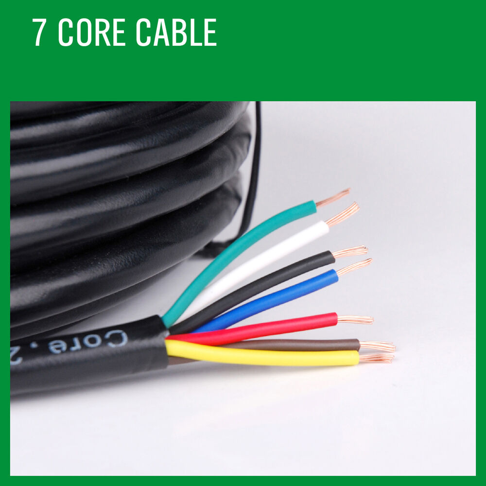 20M 7 Core Wire Cable Trailer Cable Boat Caravan Truck