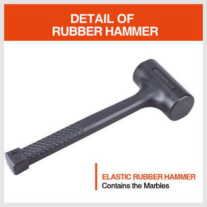 2LB Dead Blow Rubber Mallet Hammer Non Slip Soft Face