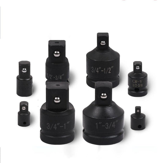 8Pack Impact Socket Reducer Heavy-Duty Adaptor For Ratchet Wrench With