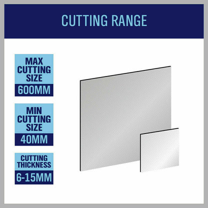 600mm Manual Tile Cutter Laser Guide Home Pro Tile Cutting