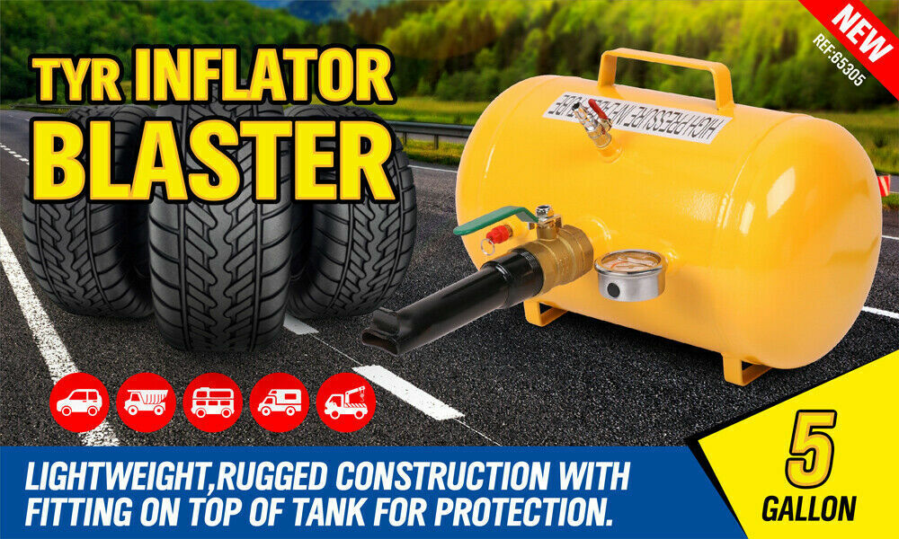 5 Gallon / 20L Bead Blaster Tyre Air Tank tyre