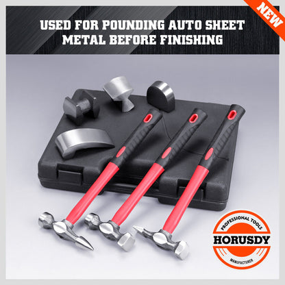 7Pack Car Body Repair Hammer & Dolly Auto Panel Beating