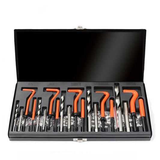 131Pack Metric Thread Repair HSS Drill Helicoil Heli Coil Tap
