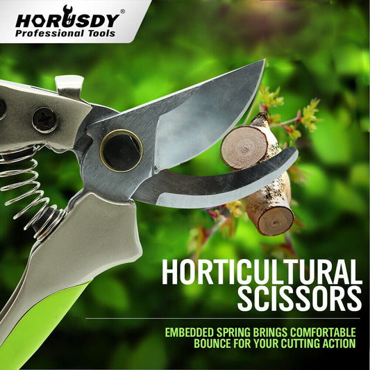 Bypass Pruning Shears Cutter Home Gardening Plant Scissor Branch Tool