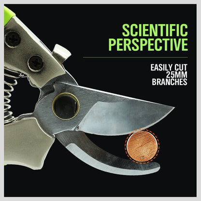 Bypass Pruning Shears Cutter Home Gardening Plant Scissor Branch Tool