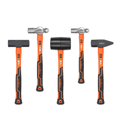 5Pack Hammer Rubber / Ball Pein / Sledge / Cross