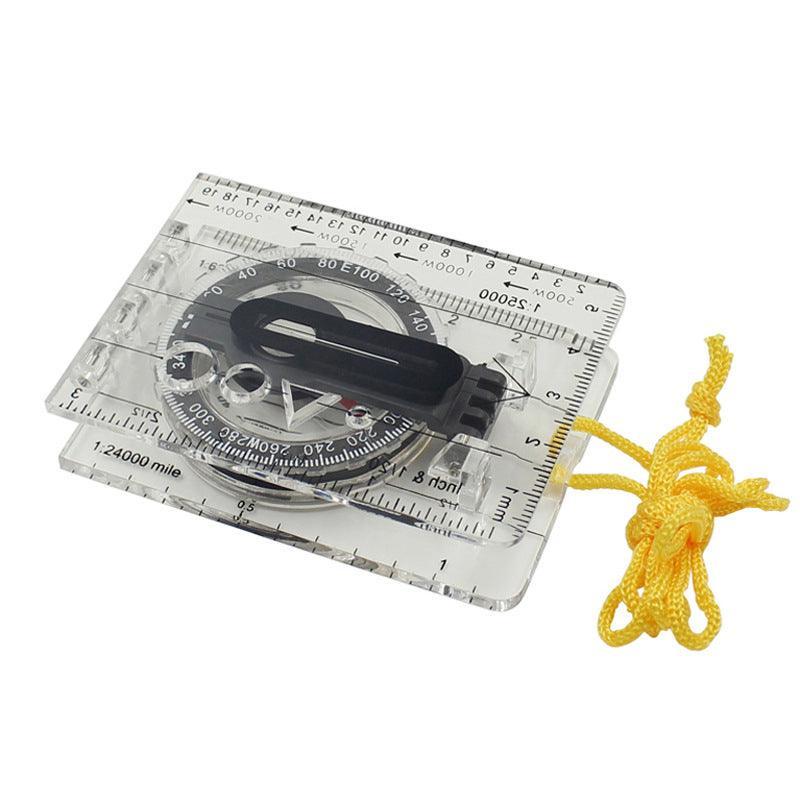 Baseplate Pocket Compass Military Orienteering Hiking Camping Maps Lensatic Army