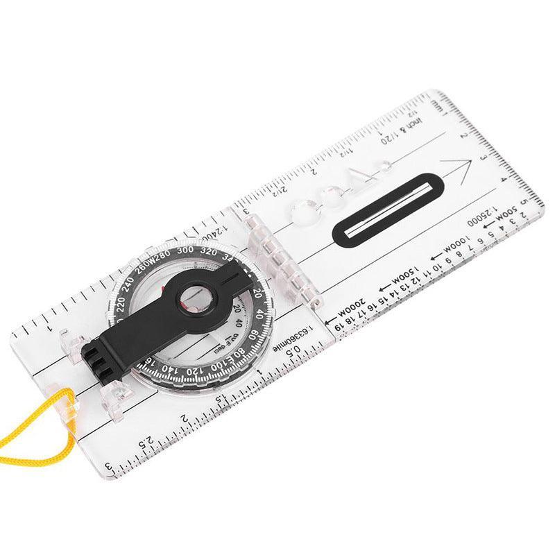 Baseplate Pocket Compass Military Orienteering Hiking Camping Maps Lensatic Army