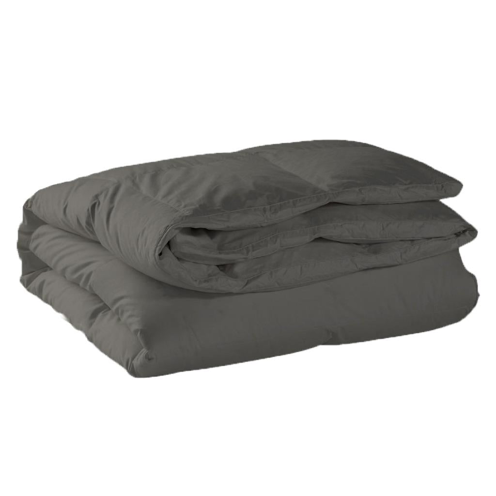 Australian Made Summer Grey 200GSM Bamboo Blend Quilt Queen