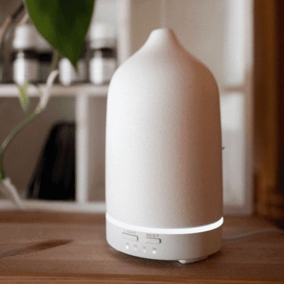 Ceramic Essential Oil Diffuser - Stone Matte Finish