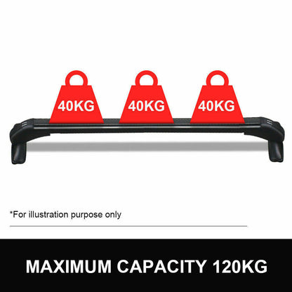 115cm Universal Car Roof Racks Carrier Adjustable Cross Bars Aluminium