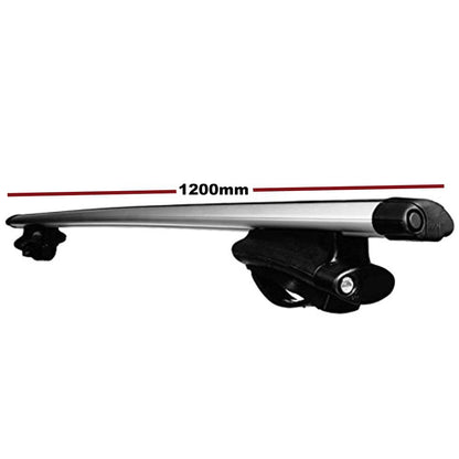 120CM Universal Adjustable Aluminum Alloy Car Roof Rack Cross Bars
