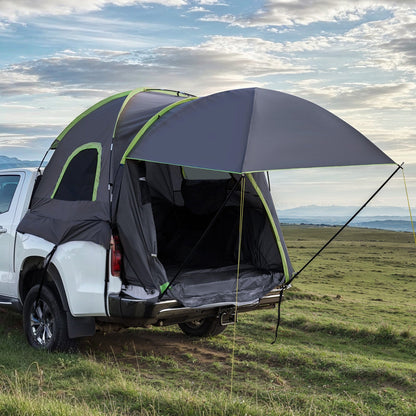 VEVOR Truck Tent 5.0-5.2ft Waterproof PU2000 Truck Bed Camping Tent 2-3 Person