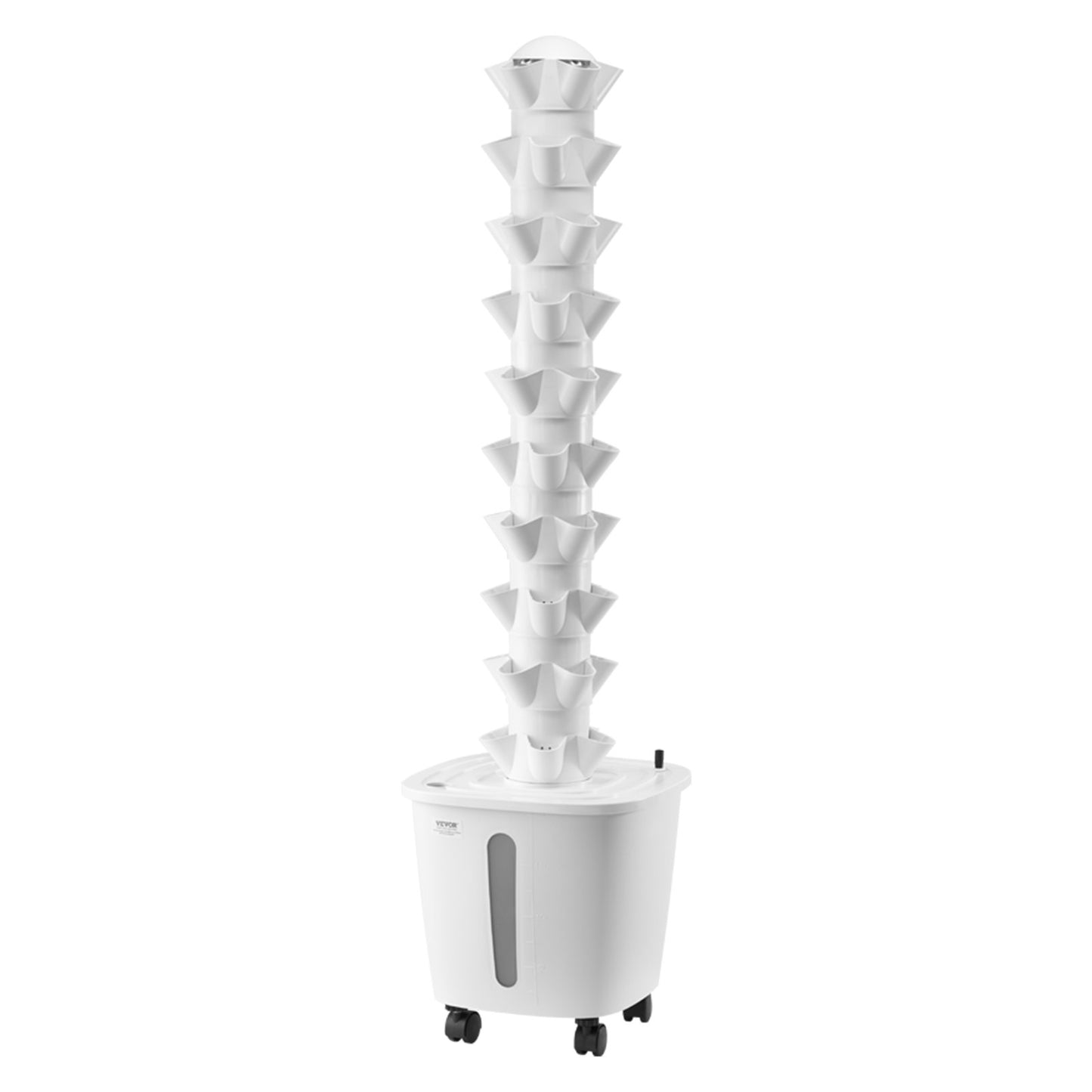 Vertical Hydroponic Indoor Growing System - 10 Tiers with 50 Grow Pods