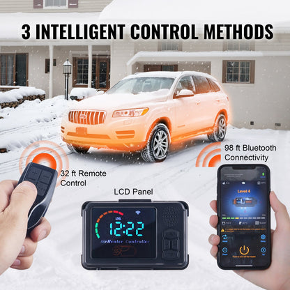 8KW Diesel Heater with Automatic Altitude Adjustment Remote Control and LCD