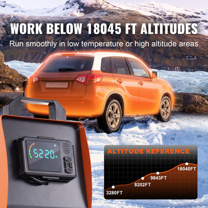 8KW Diesel Heater with Automatic Altitude Adjustment Remote Control and LCD