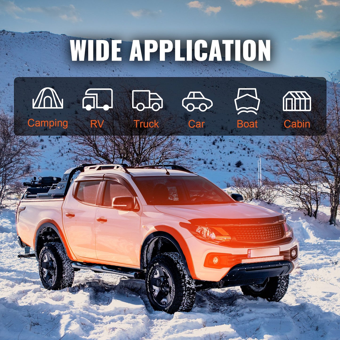 8KW Diesel Heater with Automatic Altitude Adjustment Remote Control and LCD
