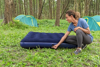 Bestway 1.91m x 1.37m x 22cm Air Mattress Full Inflatable Air Bed Indoor/Outdoor Heavy Duty Durable Camping