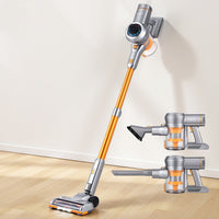 300W Stick Vacuum Cleaner Cordless Self-Standing Golden