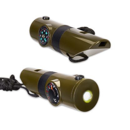 Survival Whistle 7-in-1 Multitool
